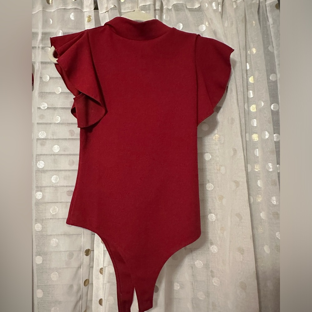 Maroon bodysuit